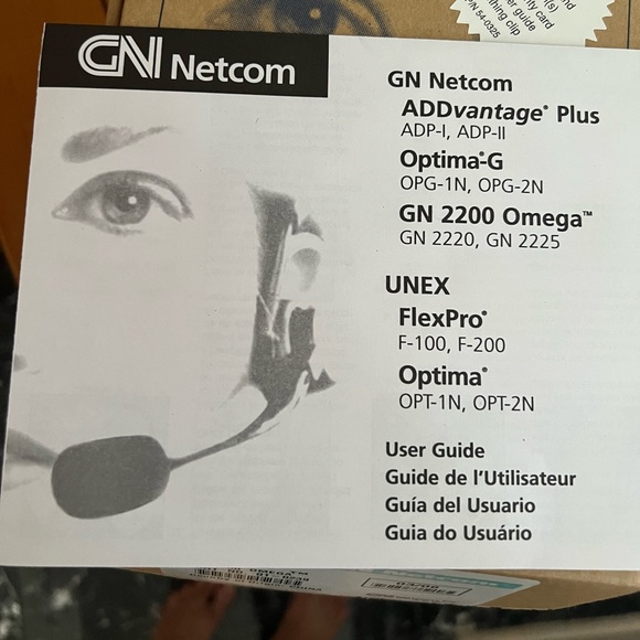 *HP* 🎉 🆕 GN Netcom 2225 Omega Noise Cancelling Binaural Headset - Picture 4 of 8